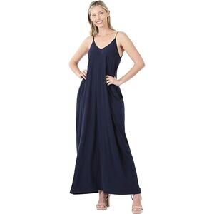 Hot touch Womens Adjustable Strap Summer Cami Dress sz XL